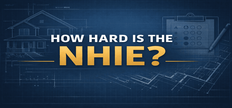 How Hard Is the NHIE? — blueprint-style title banner